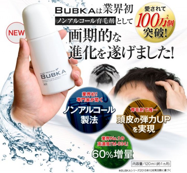 ブブカｂｕｂｋａ育毛剤は効かない 衝撃の結果報告発表 あとのまつり